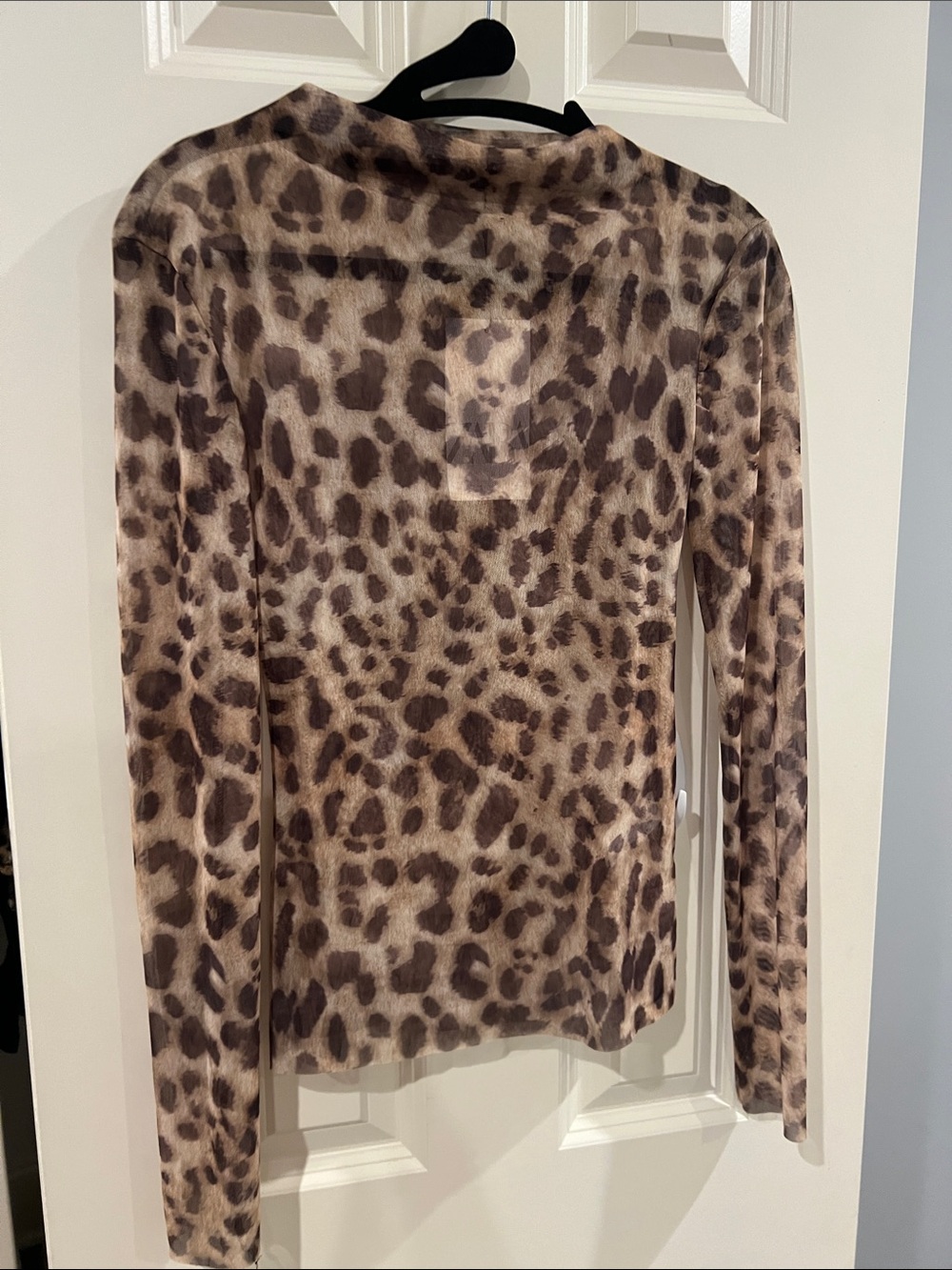 Zara Leopard top
